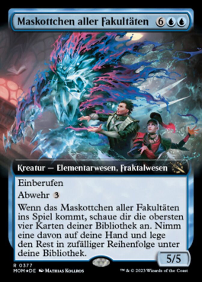 Maskottchen aller Fakultäten
