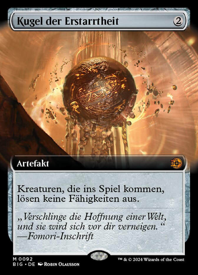 Kugel der Erstarrtheit
