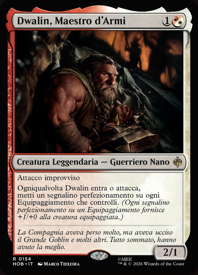 Dwalin, Maestro d'Armi