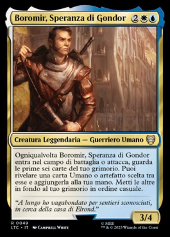 Boromir, Speranza di Gondor