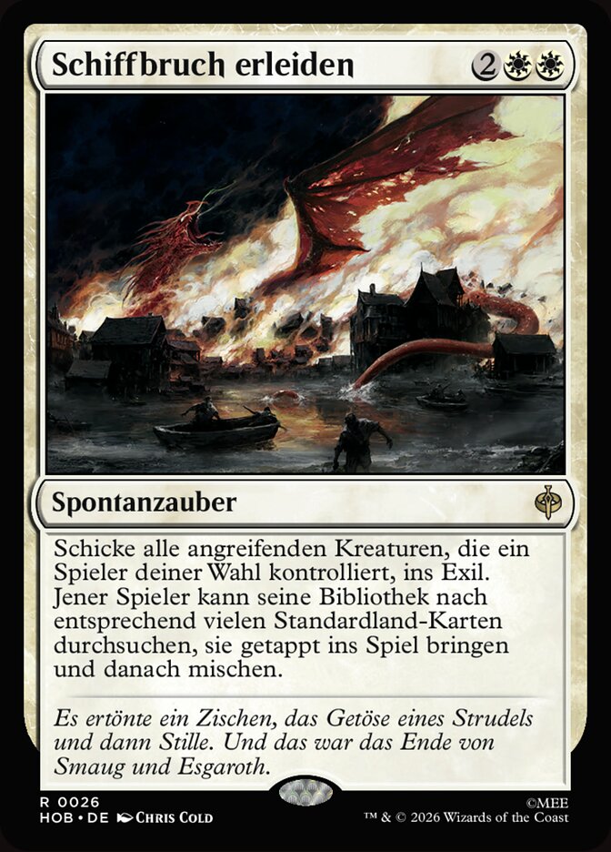 Schiffbruch erleiden