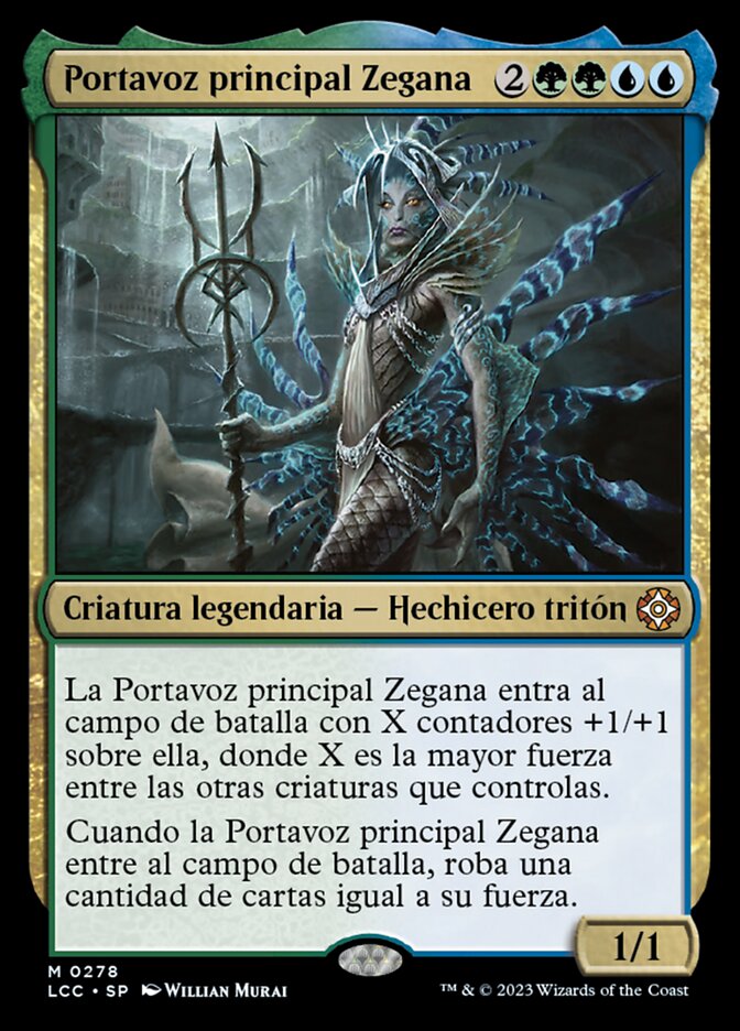 Portavoz principal Zegana
