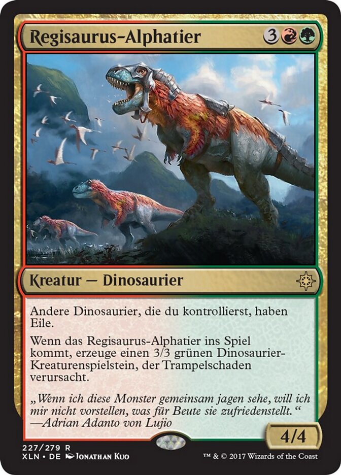 Regisaurus-Alphatier