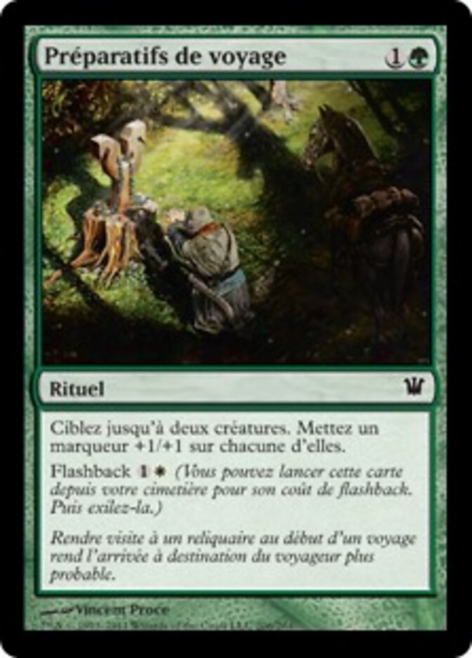 Préparatifs de voyage