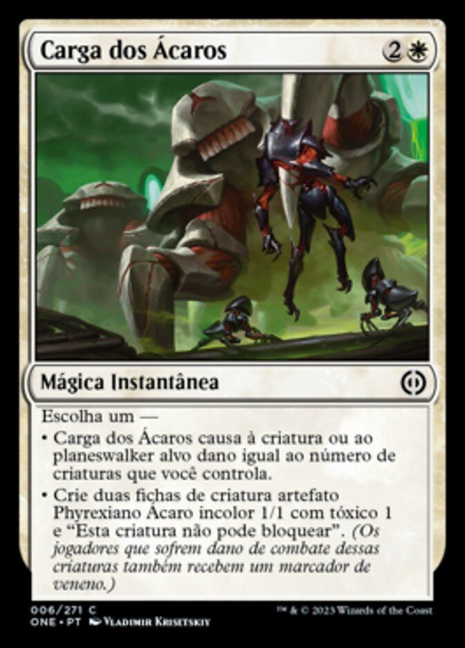 Carga dos Ácaros