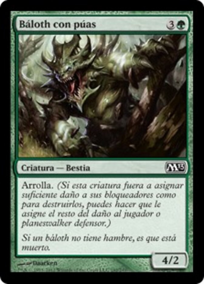 Báloth con púas