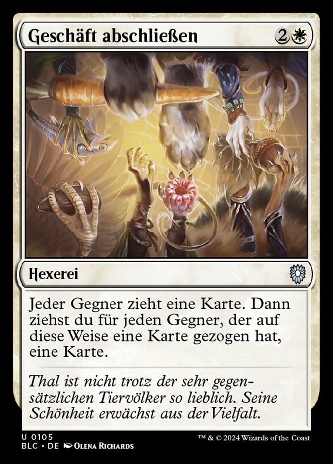 Geschäft abschließen