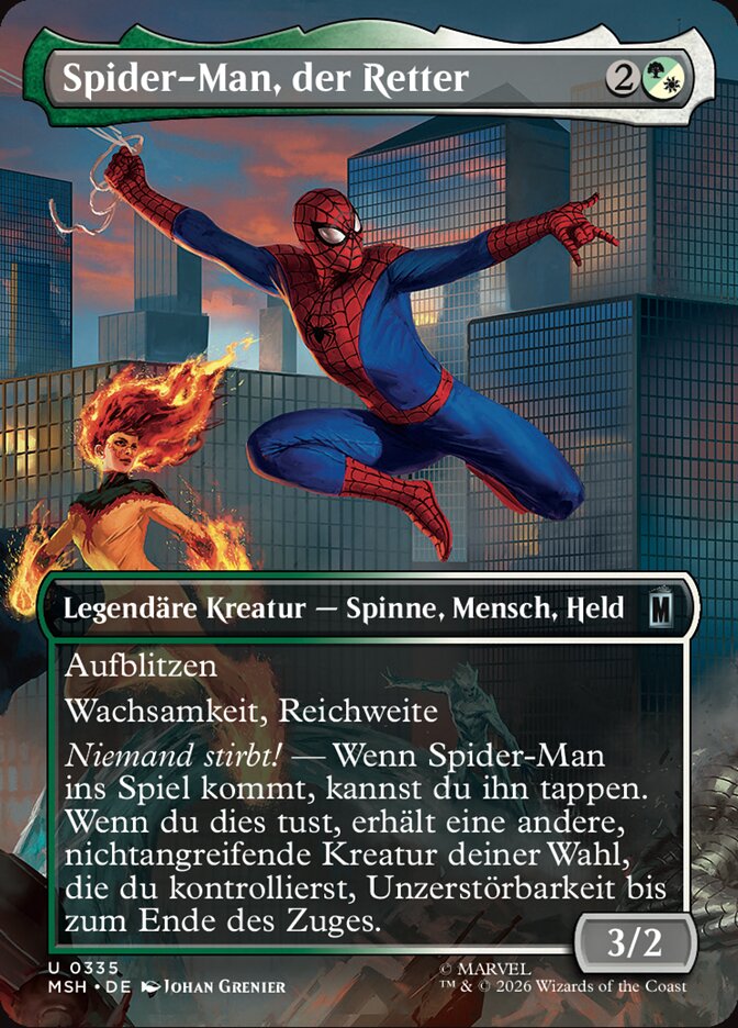 Spider-Man, der Retter