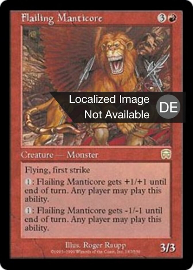 Dreschender Mantikor
