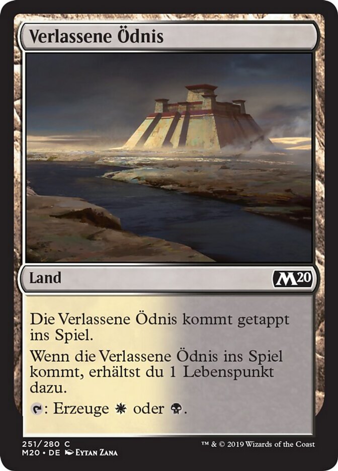 Verlassene Ödnis