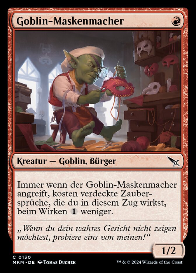 Goblin-Maskenmacher
