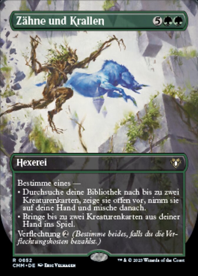 Zähne und Krallen