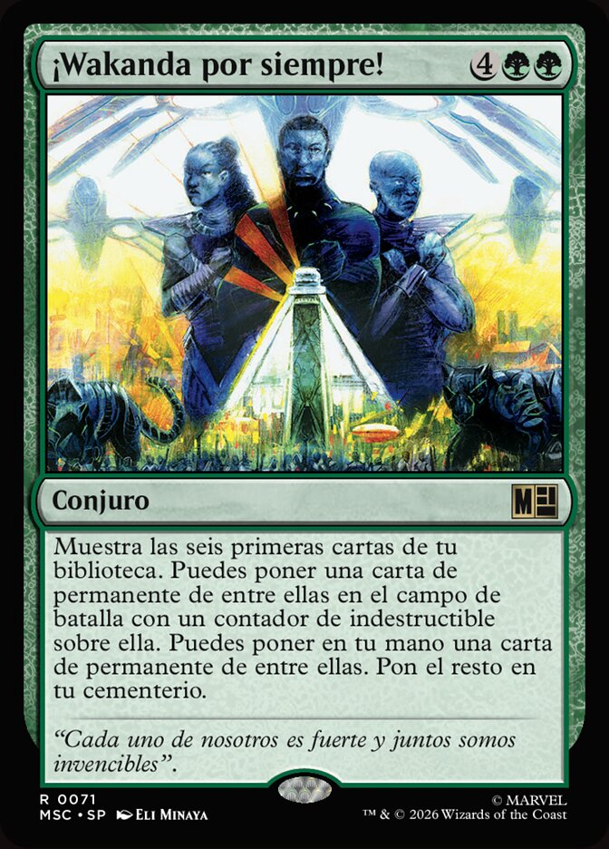 ¡Wakanda por siempre!