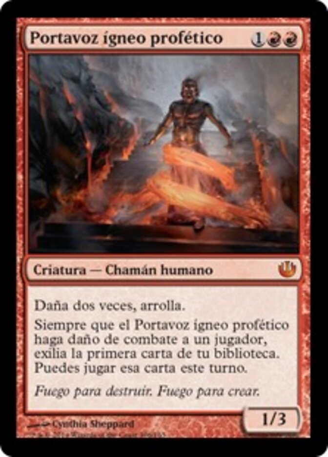 Portavoz ígneo profético