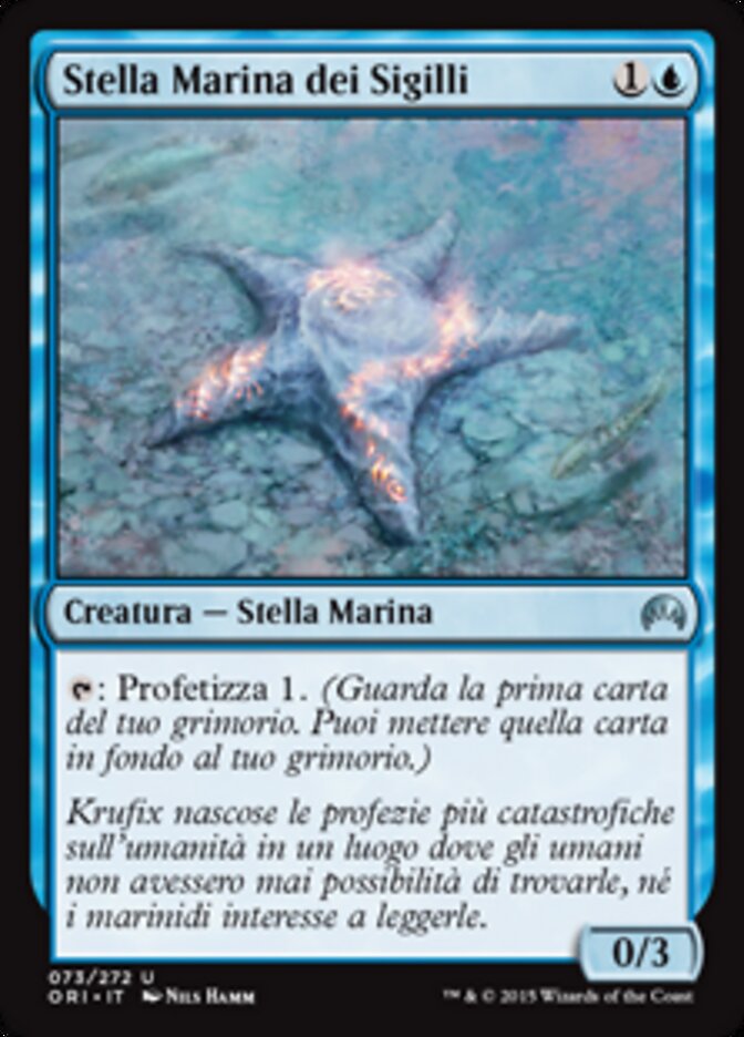 Stella Marina dei Sigilli