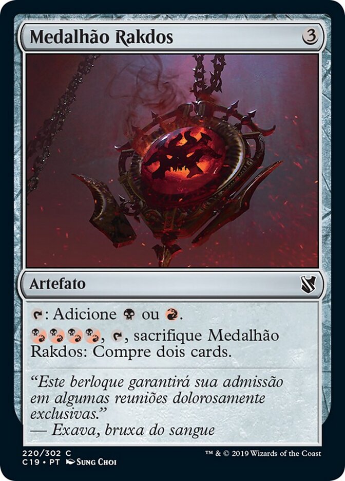 Medalhão Rakdos
