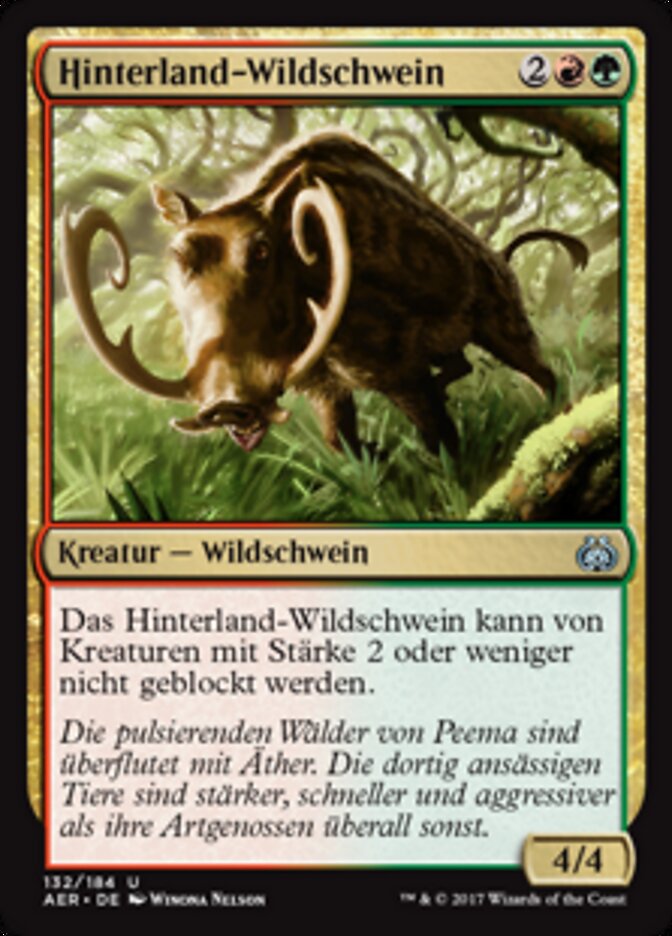 Hinterland-Wildschwein