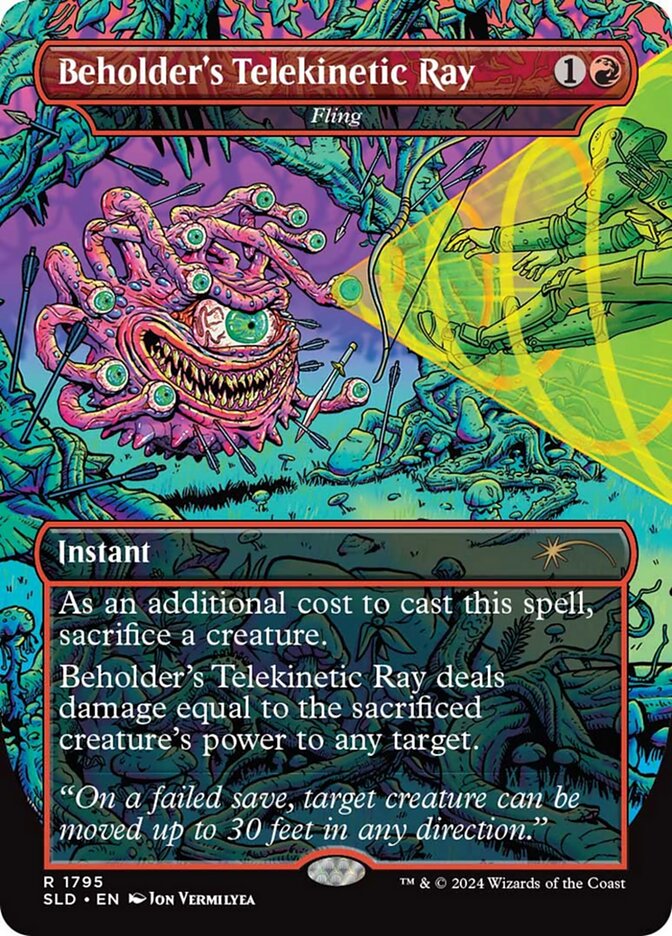 Beholder's Telekinetic Ray