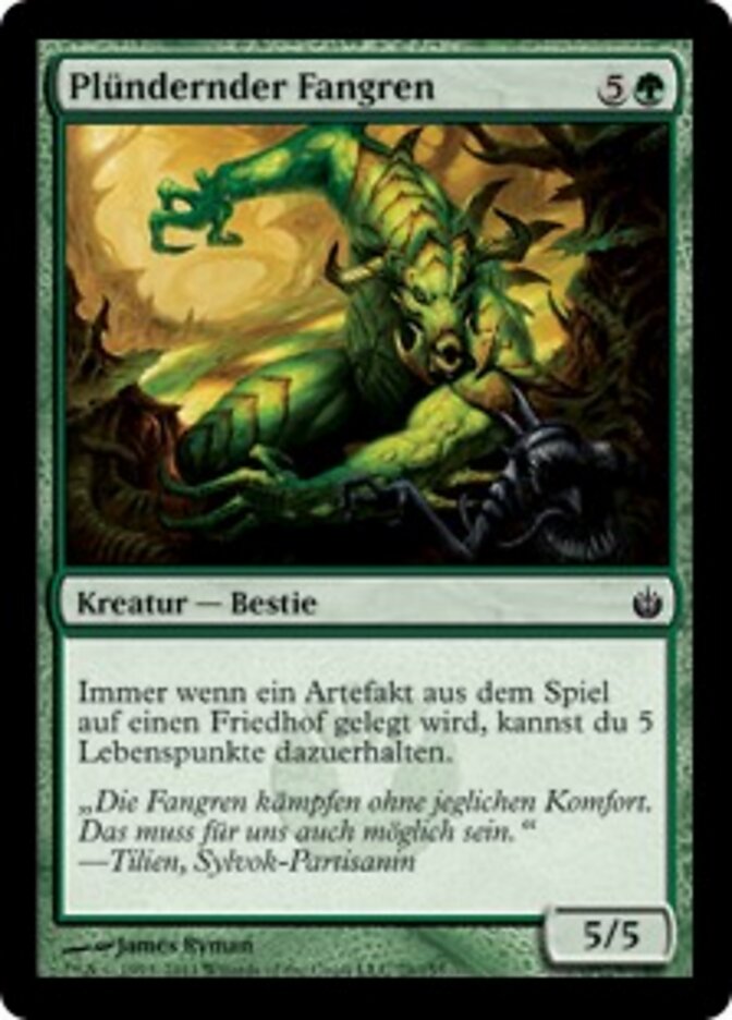 Plündernder Fangren