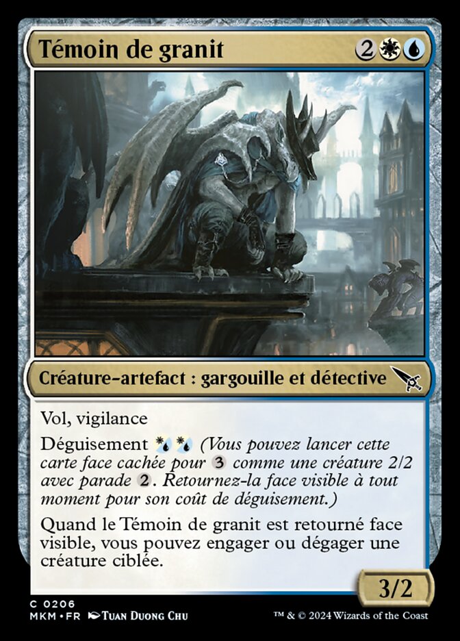 Témoin de granit