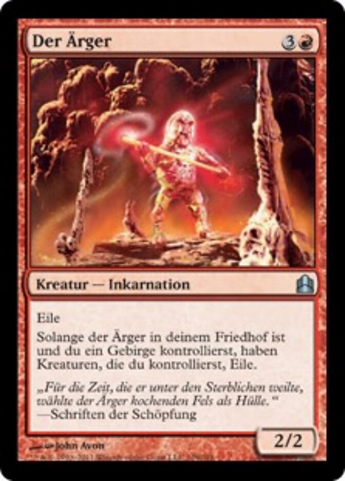 Der Ärger