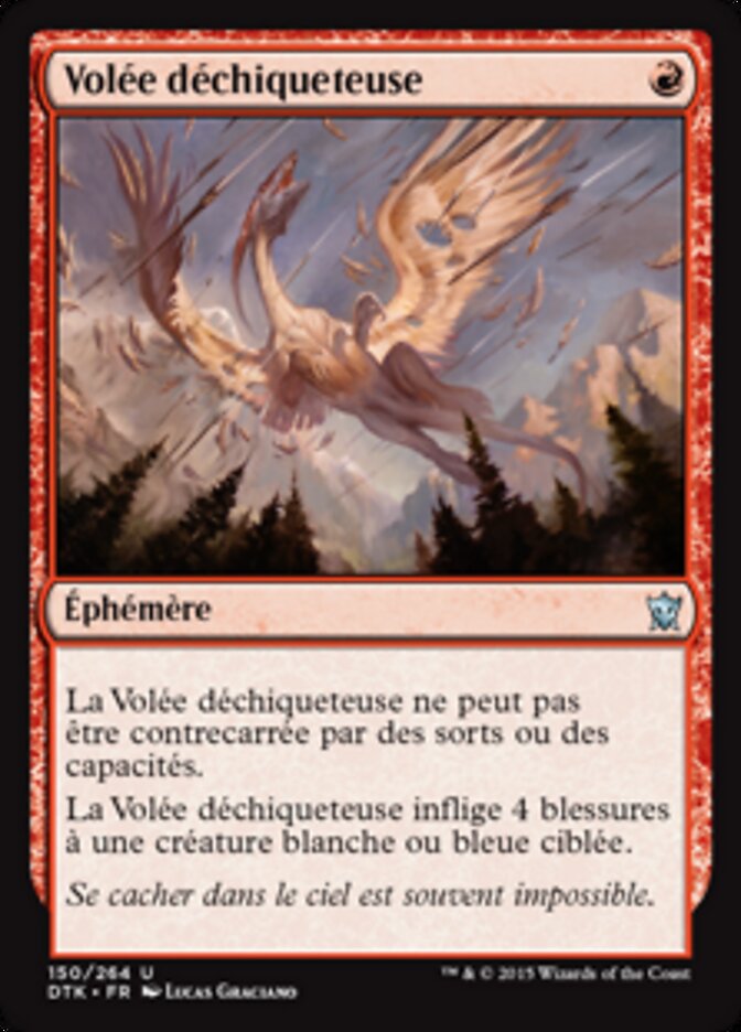Volée déchiqueteuse
