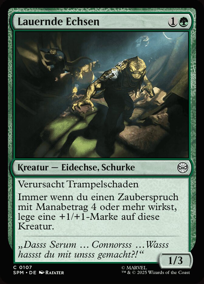Lauernde Echsen