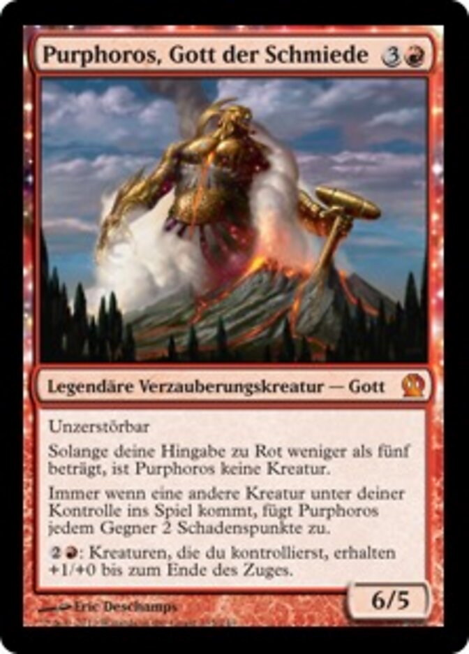 Purphoros, Gott der Schmiede