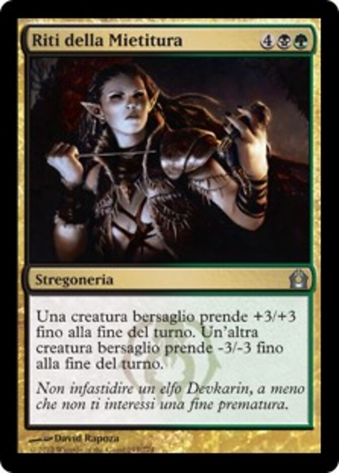 Riti della Mietitura