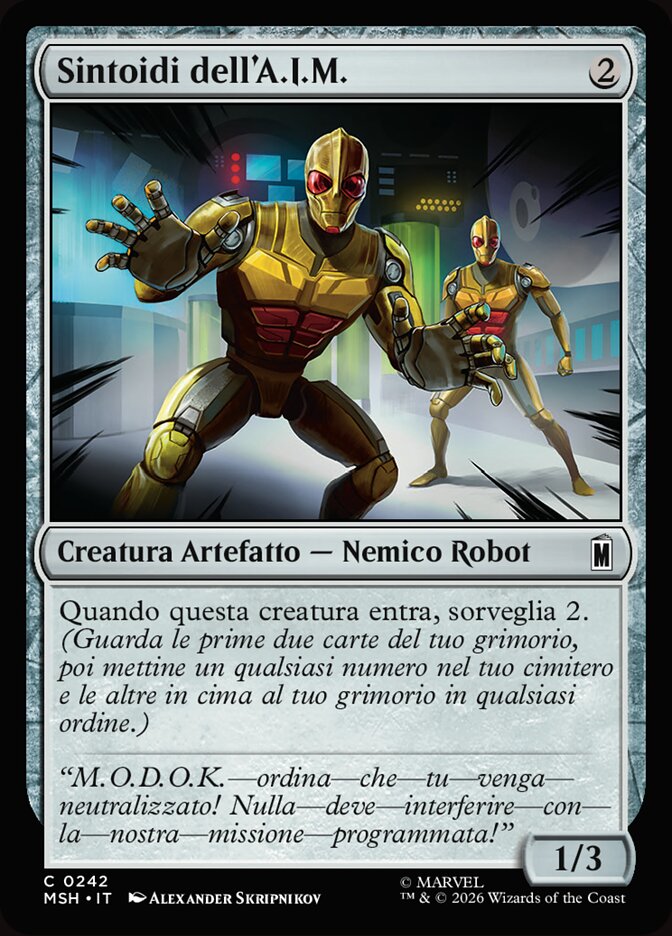 Sintoidi dell'A.I.M.