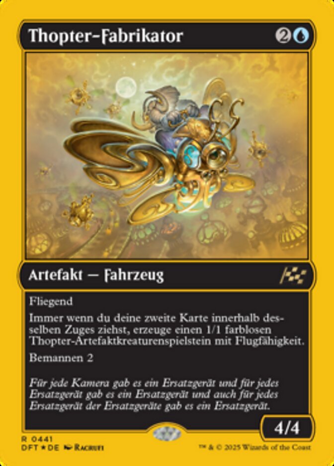 Thopter-Fabrikator