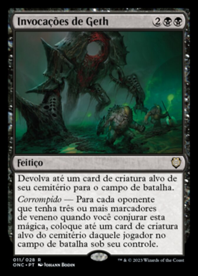 Invocações de Geth