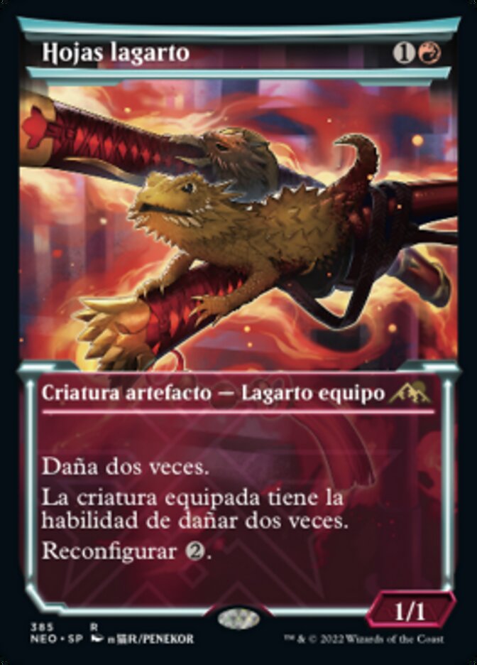 Hojas lagarto