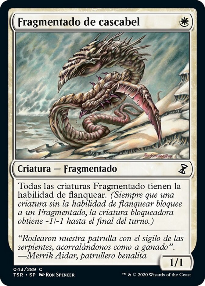 Fragmentado de cascabel