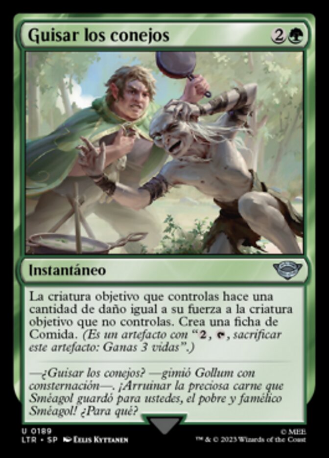Guisar los conejos