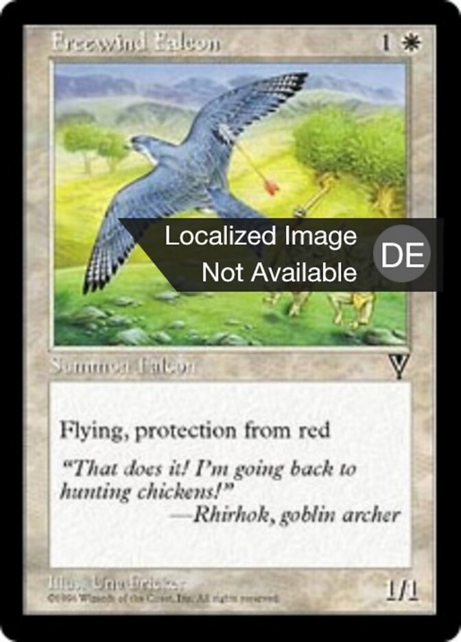 Pfeilschneller Falke