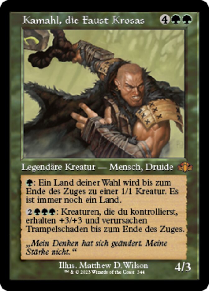 Kamahl, die Faust Krosas