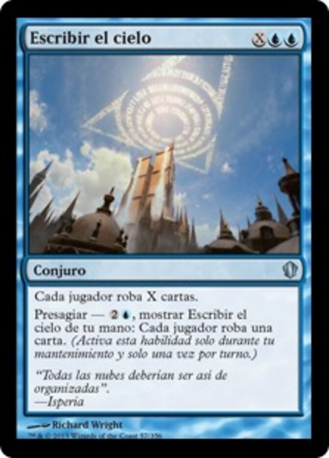 Escribir el cielo