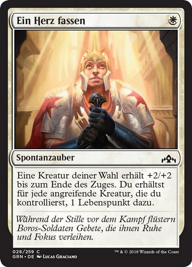 Ein Herz fassen