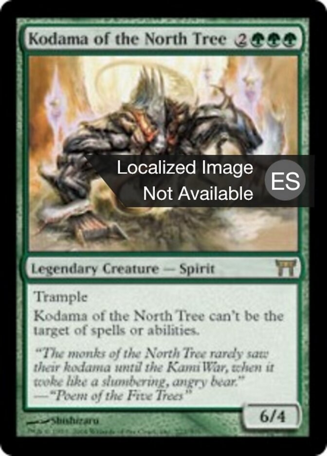 Kodama del árbol del norte