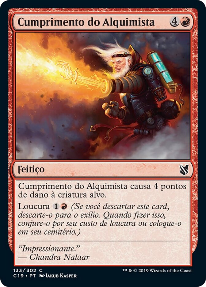 Cumprimento do Alquimista