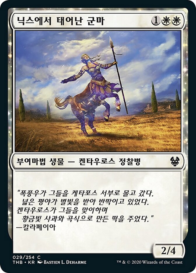 닉스에서 태어난 군마