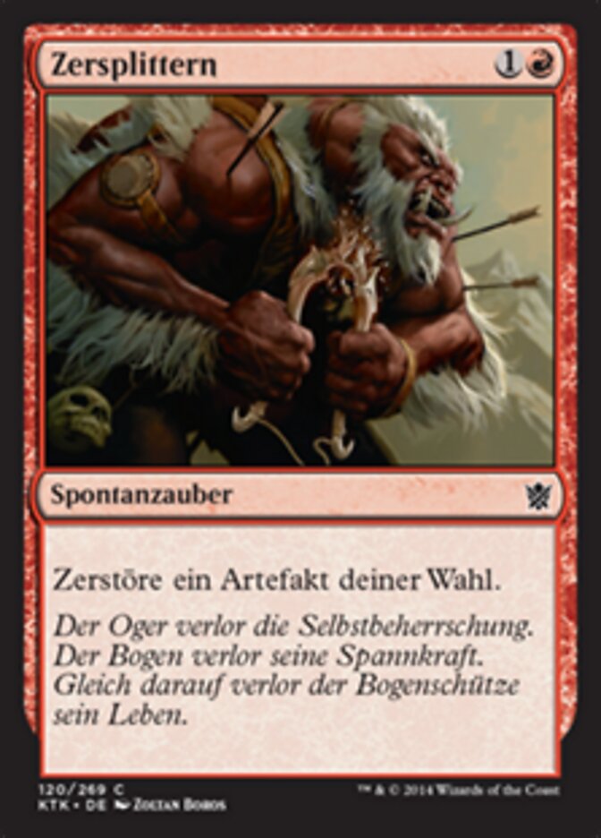 Zersplittern