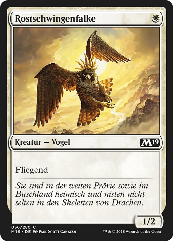 Rostschwingenfalke