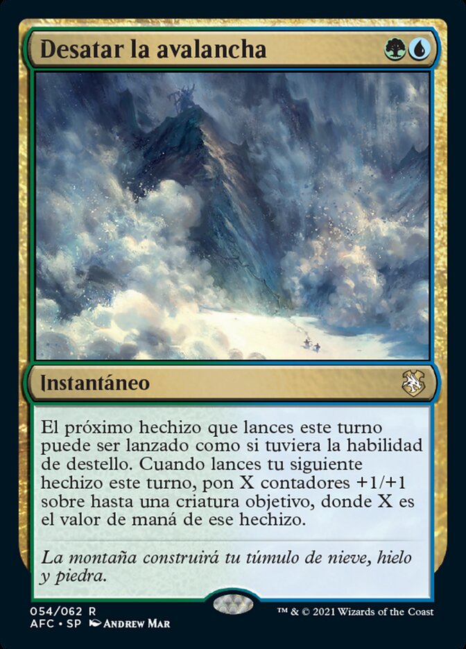 Desatar la avalancha