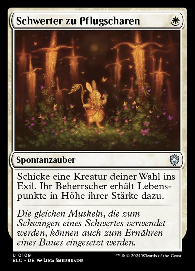 Schwerter zu Pflugscharen