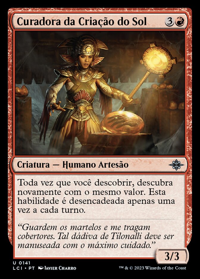 Curadora da Criação do Sol