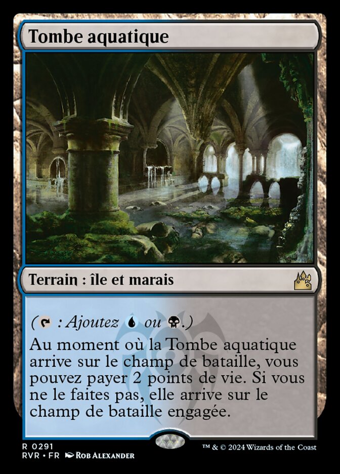 Tombe aquatique