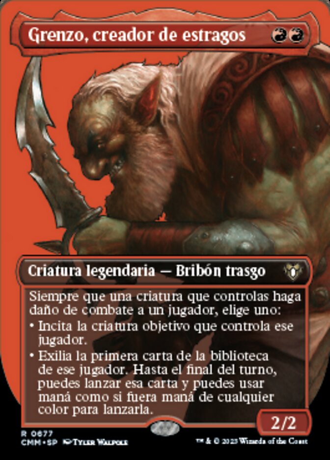 Grenzo, creador de estragos