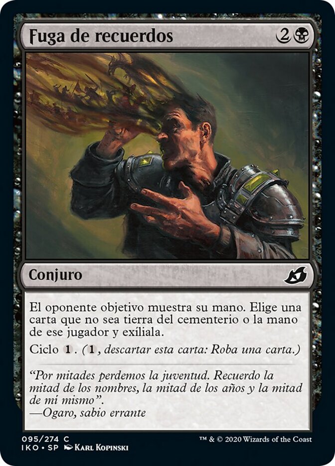 Fuga de recuerdos